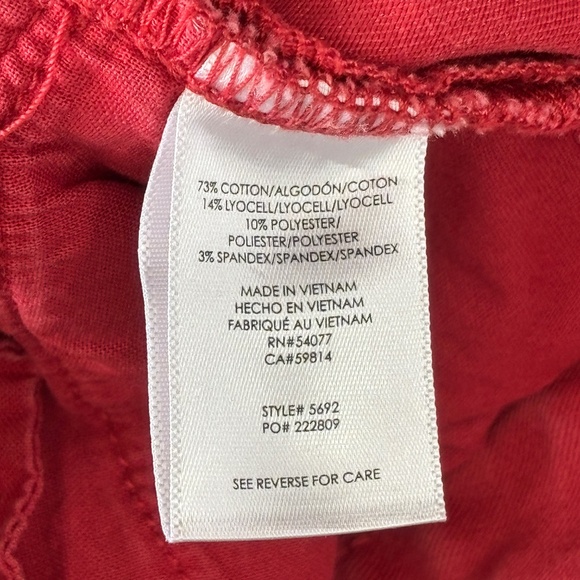 CAbi - High Low Crop Red - Picture 5 of 5